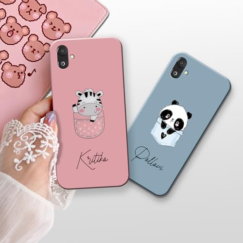 Image of COLORflow Back Cover Compatible with Samsung Galaxy F14 5G | Cute Pocket Cartoons Color Customized Back Cover Compatible with Samsung Galaxy F14 5G
