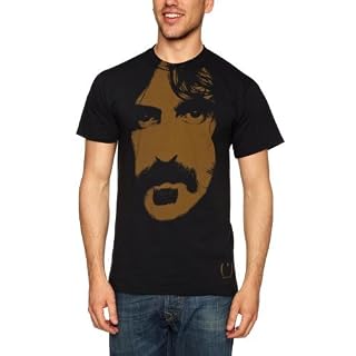 Frank Zappa T Shirt Apostrophe Image Logo Officiel Homme Noir - Les Beatles, Paul McCartney, John Lennon, RIngo Starr, George Harrison
