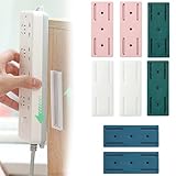 INSTALLATION FACILE : Nos support multiprise sont conçus pour être installés facilement. Aucun outil ni compétence particulière n'est nécessaire. Il suffit de fixer le tampon adhésif à la prise ou au clip de câble, puis de le fixer au mur ou au bureau. Ce fixateur autocollant, sans perçage, rend l'installation rapide et facile.
