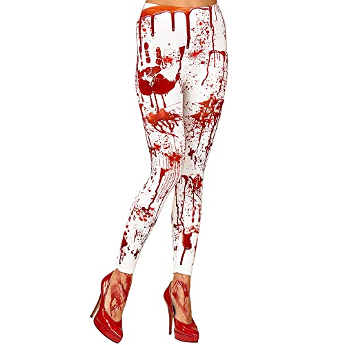 Leggings tachés de sang déguisement Halloween Psycho 75 DEN Widmann