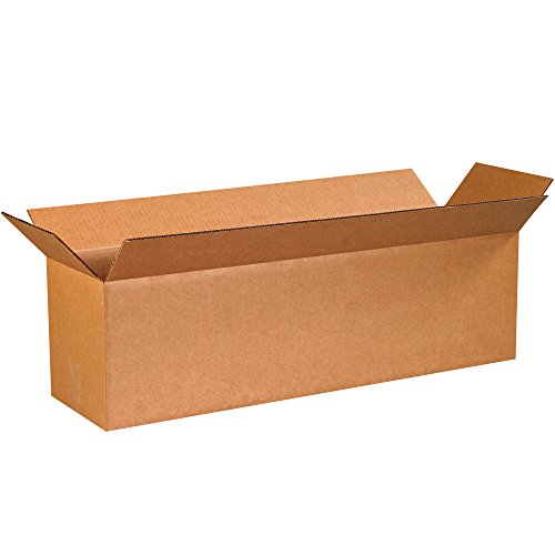 Image of Box USA Shipping Boxes 28 inchL x 8 inchW x 8 inchH 25-Pack Long Corrugated Boxes for Moving, Shipping, Mailing, Packing, Packaging and Storage