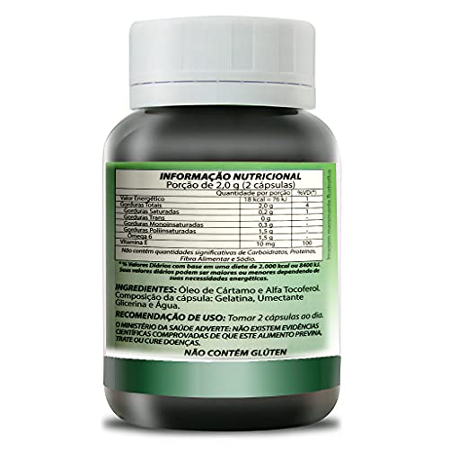 Kit 2 Und Óleo de Cártamo c/Vit E 60cps 1000mg Duom