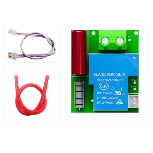 Helilyco Relè ritardo DC5V 30A con sovratensione/sottotensione per protezione, test della batteria e valutazione dell'adattatore di alimentazione, alloggiamento in ABS