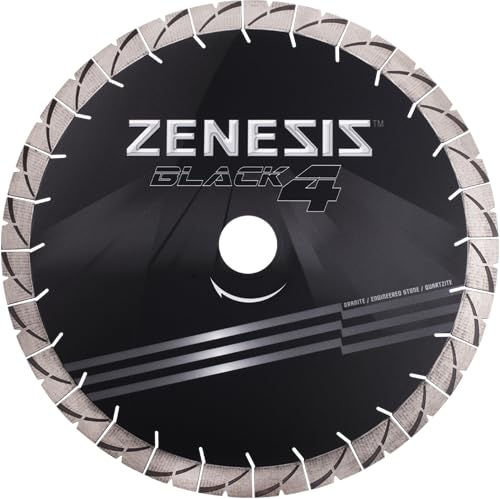 Black 4 Bridge Saw Blade-25MM Seg. 50/60mm Arbor-Silent Core (16")