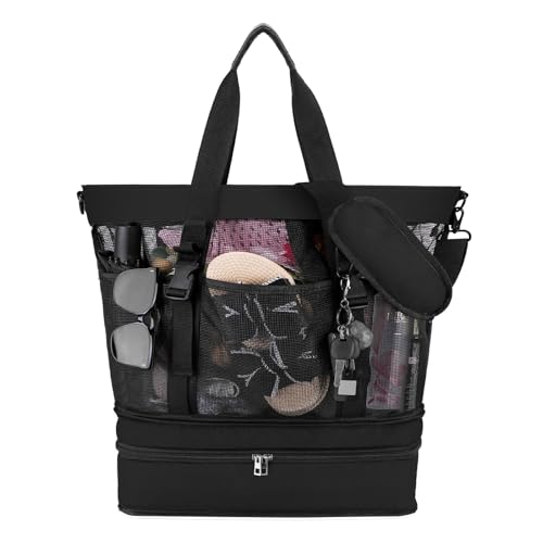 Sac de plage isotherme durable fermeture éclair et 10 poches