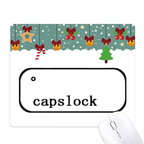 Alfombrilla de ratón gaming y oficina Capslock antideslizante para regalar en Navidad