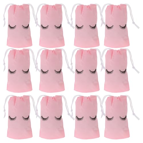 Bolsas para cosméticos con cordón SECFOU rosa: orden seguro y sin suciedad en tu mochila
