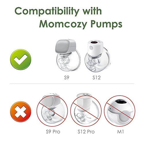 Image of Maymom 15&17mm Flange Insert Compatible with Elvie Single /Double Electric, Elvie Stride 24mm Wearable Cup, Not Original Elvie Stride Replacement Pump Parts