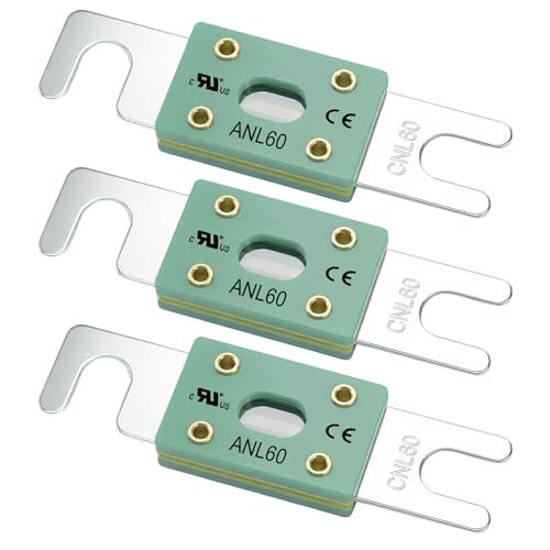 Fusible ANL 60A en laiton nickelé de qualité supérieure et fibre de verre 80V