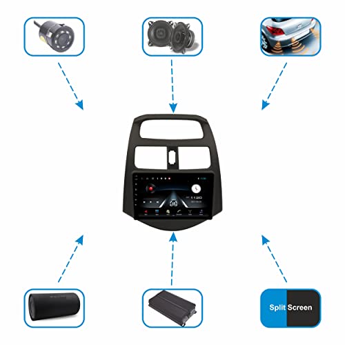 Image of 9 Inches Advanced Car Radio Receiver Android System with Wired Car Pplaqy 2GB /32GB RAM & ROM, Gorilla Glass /Full HD Display /WiFi /GPS /Steering Wheel Connectivity and HD Parking Camera