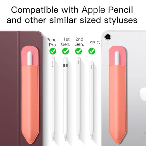 Image of MoKo Adhesive Pencil Case Holder Sticker for Apple Pencil, 2Pcs Conch Shell
