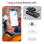 IAMJOY Smart Health Wristband, Wearable Activity & Fitness Tracker for Multi-Sport Mode, All-Day Automatic Continuous Monitoring of Health Data, Improve Sleep, Stress & Wellness, with Free App, Black - Image 3