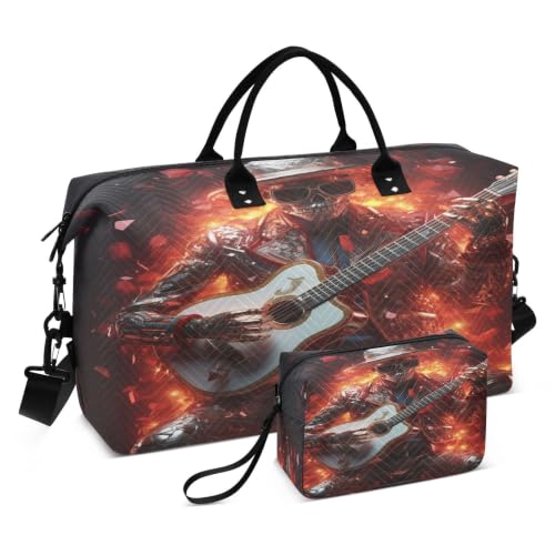 Sac de voyage guitare cool de Noël pour vos week-ends en famille et séances de sport