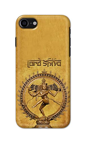 Image of PRINTFIDAA Lord Shiva As Nataraj Printed Designer Hard Case for Apple iPhone SE 2020, A1778, A1660 Back Cover -(e) RPM1004