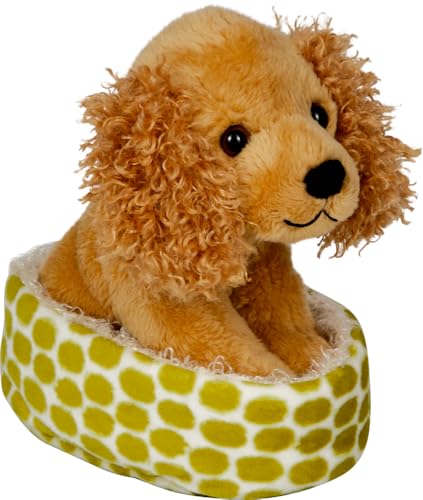 Die Spiegelburg Coppenrath Lustige Tierparade - Cocker Spaniel Chip im Korb, 22964