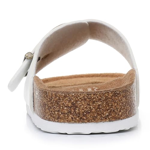 Image of WTW Women's Suede Cork Footbed Sandals Slide for Women with Arch Support