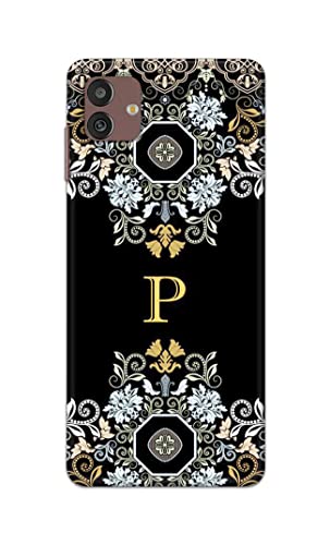 Image of Printed Hard Back Cover Case for Samsung Galaxy M13 5G Back Cover (Alphabet P) -1803