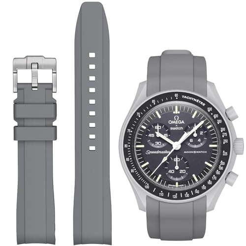 Bracelet silicone incurvé MoonSwatch : le confort sans espace pour votre montre Swatch Omega