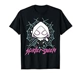 Marvel Spider-Gwen Cute Kawaii Epic Web Graphic T-Shirt