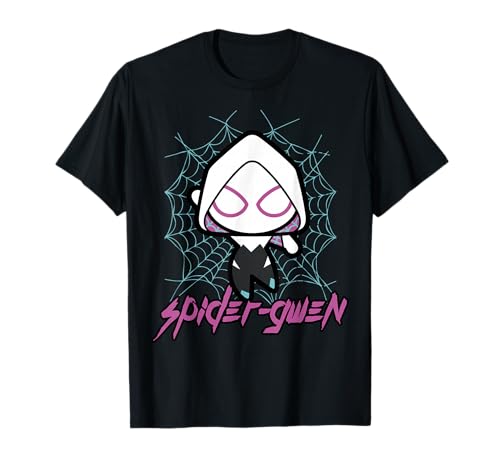 Marvel Comics Classic Spider-Gwen Cute Kawaii Action Hero T-Shirt