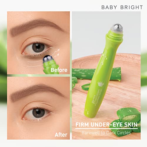 Aloe Vera And Fresh Collagen Eye Roller Serum, Anti-Wrinkle, Anti Bags, Reduces Dark Circles Puffiness And Bags 15Milliliter (0.50 Fl.oz.) #TOP3