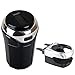Produktbild NACHEN Auto Aschenbecher Cup Holder mit Abnehmbare LED Mini Leuchtende Induktionslicht, Solar Charge