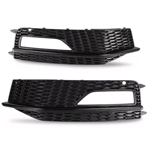 Rejilla de luz antiniebla 8K0807681L estilo RS4 para Audi A4 B8.5 S-Line y S4 2012-2015 negro