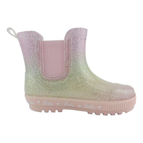 Barbie Toddler Chelsea Rain Boots, Waterproof Rubber Kids Boots4