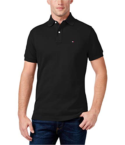 Image of Tommy Hilfiger Men's Big & Tall Short Sleeve Cotton Pique Shirt in Classic Fit
