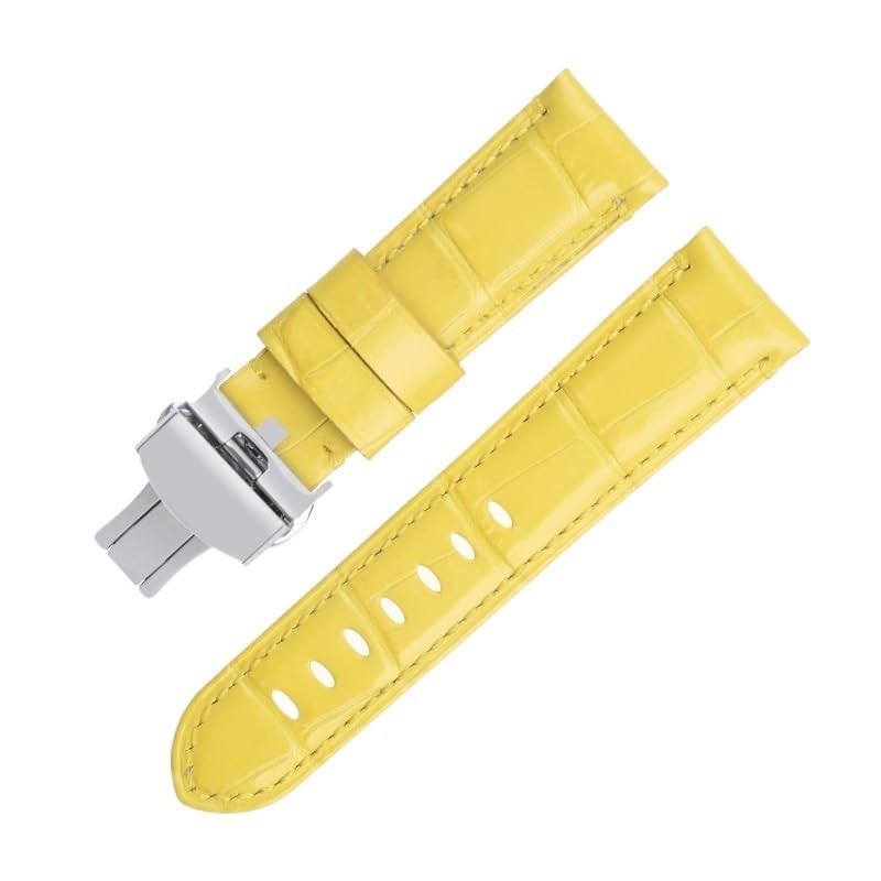 Bracelet montre cuir 22mm solide anti usure pour boîtier de série PAM441