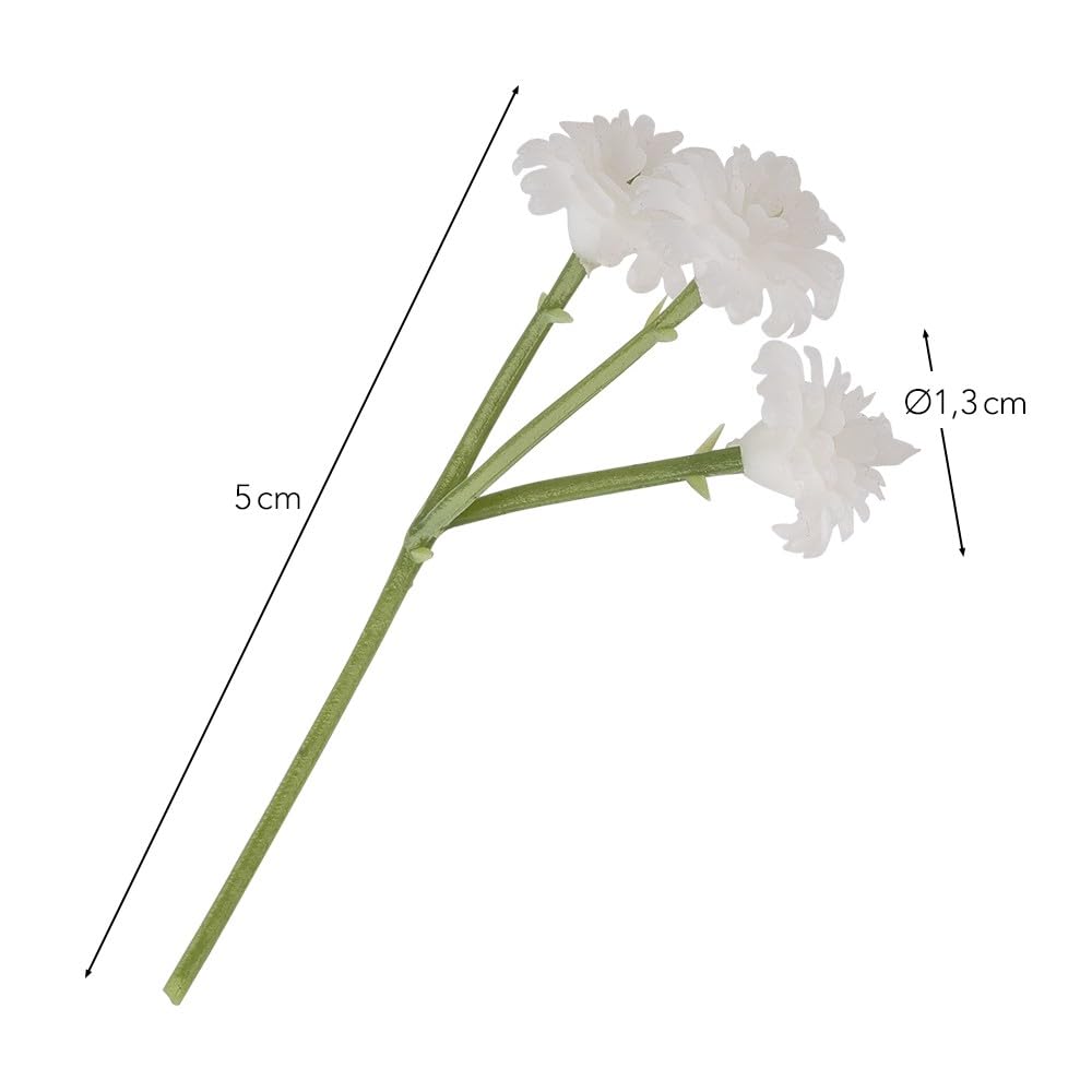 Ideen Mit Herz Branches De Fleurs Décoratives | Gypsophile | Fleurs Artificielles | Décoration | 40 G | 5 Cm De Long | Diamètre 1,3 Cm (crème