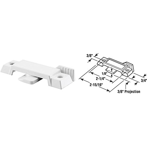 Prime-Line 171949-W Sash Lock, Diecast Construction, White, Used on Vertical and Horizontal Sliding Windows (Single Pack)