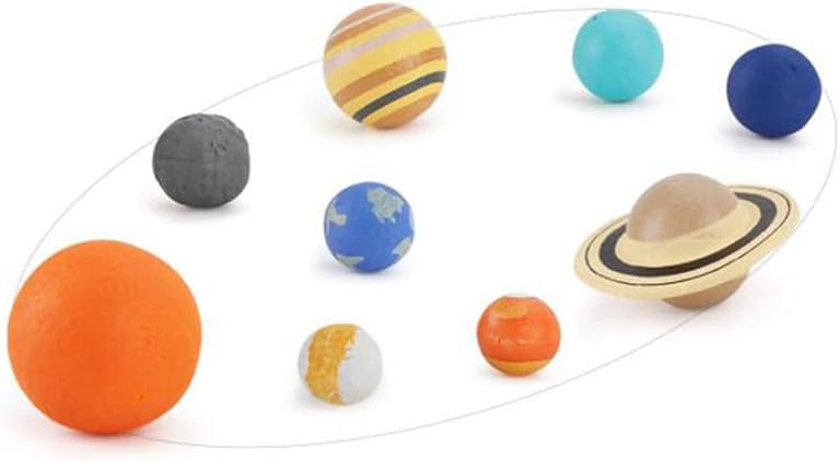 Solar System Nine Planets Planetarium Model Kit Astronomy Science Project Diy Kids Gift Worldwide Sale Early Education For Child (8Pcs Only The Planet)