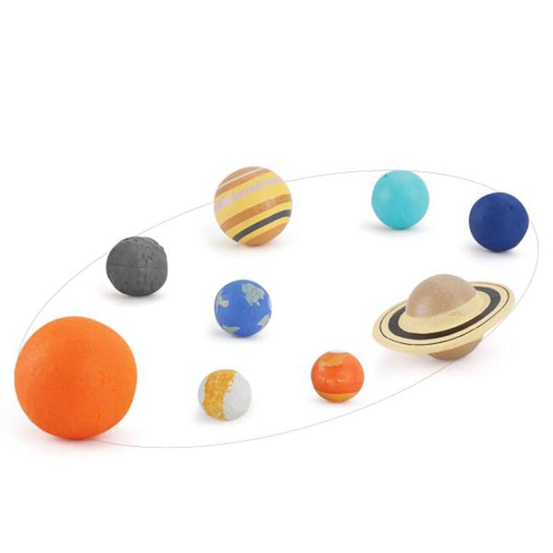 Solar System Nine Planets Planetarium Model Kit Astronomy Science Project Diy Kids Gift Worldwide Sale Early Education For Child (8Pcs Only The Planet)