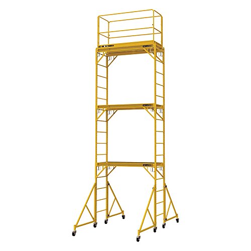 Metaltech Multipurpose 18ft. Triple Baker-Style Scaffold Tower