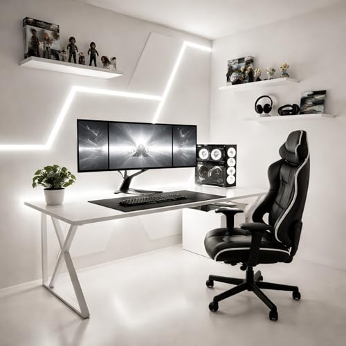 Image of White Neon LED Strip Light 5 Meter with Adapter | Flexible IP65 Waterproof Silicone Rope Light for Indoor and Outdoor Bedroom, Ceiling, Gaming Room, Party & Decoration