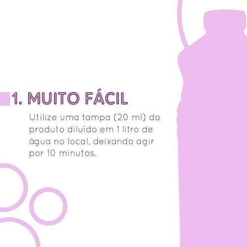 Eliminador de Odores para Cães e Gatos, Aroma Lavanda, KDog, 2 litros