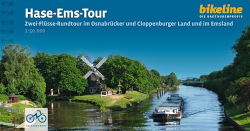 Hase-Ems-Tour: Zwei-Flüsse-Rundtour im Osnabrücker und Cloppenburger Land und im Emsland. 331 km, 1:50.000, GPS-Tracks Download, LiveUpdate, Übernachtungsverzeichnis (Bikeline Radtourenbücher)