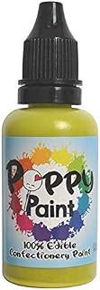 Avocado Edible Poppy Paint, Fast Drying Poppy Paint for Cake Pops, Cookies, Chocolates – Premium Quality Poppy Paint to be used on Glaze Icing, Fondant, Wafer Paper, Candy 30ml