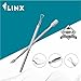 FLINX Metal Cuticle Pusher Tool 4 Pcs Nail Manicure Tools Nail Tᴏols for Manicure & Pedicure, Metal Cuticle Pushers and Scraper, Nails Cuticles Pusher Cuticle Tools for Nails