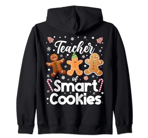 Teacher of Smart Cookie Baking Crew Natale Uomini Donne Bambini Felpa con Cappuccio