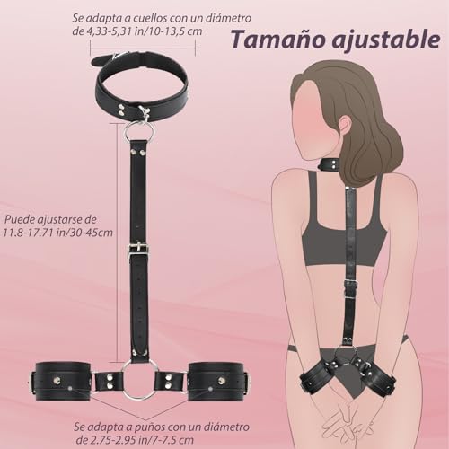 Miniatura 4 de Bdsm Kit Juguetes Eróticos Para Pareja Sexuales Adultos - Bondage Set Sexo Para Parejas Mujer Hombres Con Sexy Esposas Y Collares Regulables, Sm Kits Sex Toys Masculino Juegos Sexual Ataduras De Cama