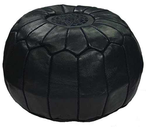 Treasures Of Morocco Moroccan Hand Made Pouf Leather Luxury Ottomans Footstools Cover