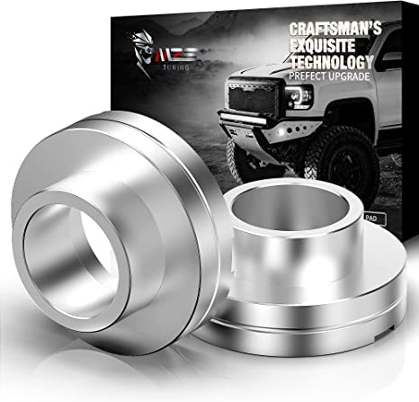 MZS 2 Inch 4Runner Leveling Kit Front Lift Coil Spring Spacers Compatible with 2003-2020 4Runner | 2007-2014 FJ Cruiser 2WD 4WD 2X2 4X4 Aluminum