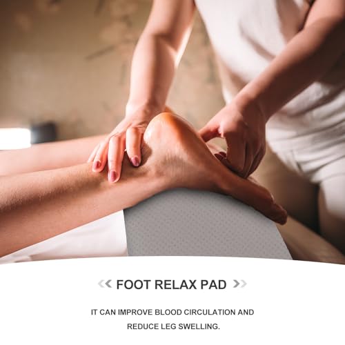 Repose-Pieds de Bureau Ergonomique pour Usage Prolongé Coussin de Soutien Gris