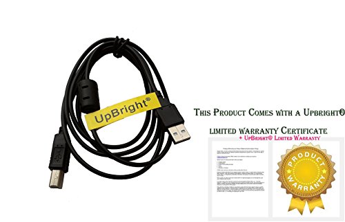 Upbright Usb Cable Pc Laptop Data Cord For Addmaster Hp Ij 6080 Ij 6080-01 Ij 6080-01B Ij 6080-02 Ij 6080-02B Ij6080 Ij7102 Ij7102-13C Ij 7102-13E Ij7102-23E Ij7100 Ij7200 Receipt Inkjet Label Printer #TOP2