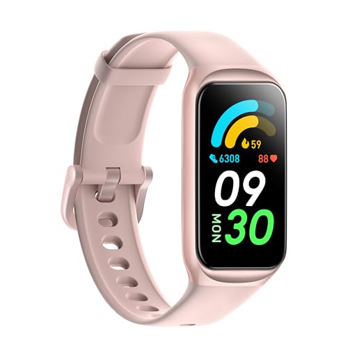 Septoui Smart Band, 1.47' Reloj Inteligente Frecuencia Cardíaca Sueño SpO2, Podometro Pulsera Actividad Impermeable IP68, 100+ Modos Deportivos Smartwatch Hombre Mujer