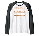 Rechtsbeistand Multitasking Ninja lustig Raglan