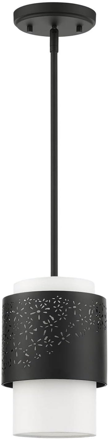 Livex Lighting, 46259-04, Noria, Single Pendant, Black