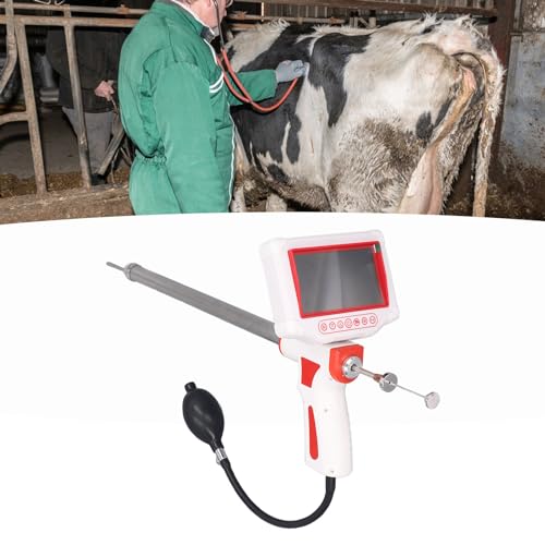Drehbare Visuelle Befruchtungspistole mit HD-Bildschirm für die Fotoaufnahme von Nutztieren. Künstliche Befruchtungspistole mit Multifunktionalem Design